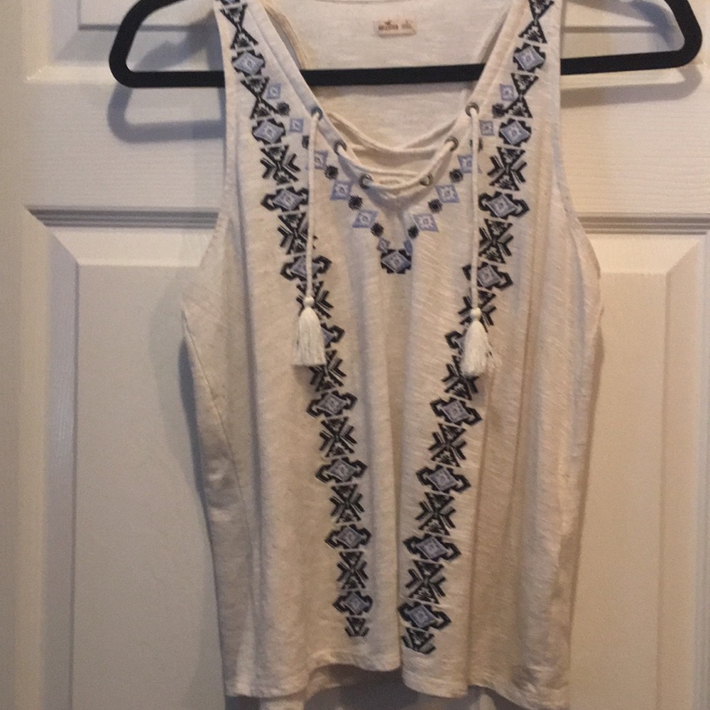 Hollister fancy tank top ,small